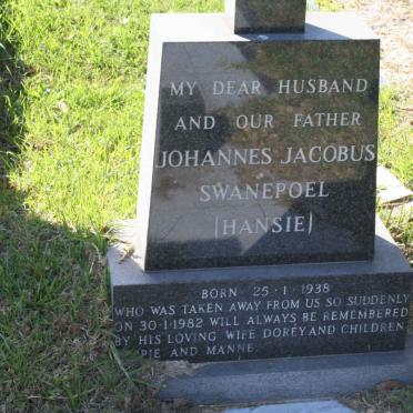 SWANEPOEL Johannes Jacobus 1938-1982
