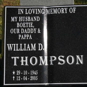 THOMPSON William D. 1945-2005