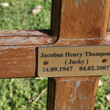 THOMPSON Jacobus Henry 1947-2007
