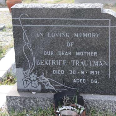 TRAUTMAN Beatrice -1971