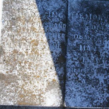 TRAVISS Henry Cyril -1960 &amp; Marie -1963