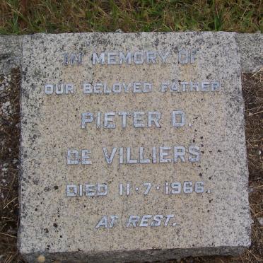 VILLIERS Pieter D., de -1966