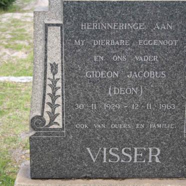 VISSER Gideon Jacobus 1929-1963