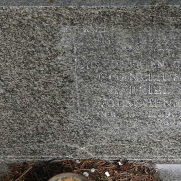 VOLSCHENK Cornelius Gabriel 1901-1978