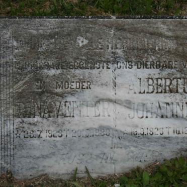 VENTER Albertus Johannes 1926-1999 &amp; Rina 1928-1988