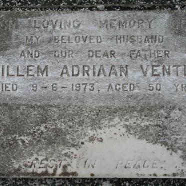 VENTER Willem Adriaan -1973