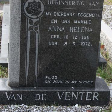 VENTER Anna Helena, van de 1911-1972
