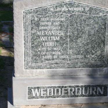 WEDDERBURN Alexander William 1922-2004