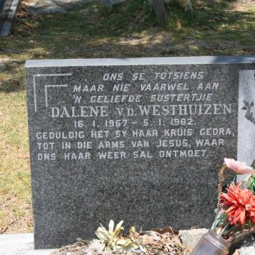 WESTHUIZEN Dalene, v.d. 1967-1982