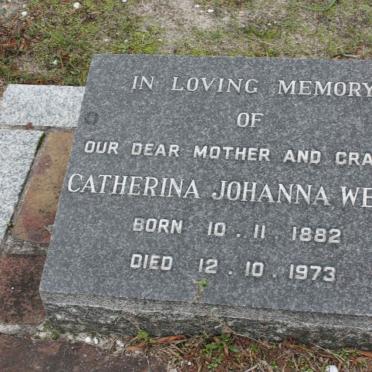 WELCH Catherina Johanna 1882-1973