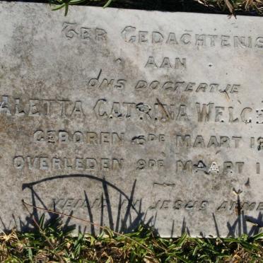 WELGEMOED Aletta Catrina 1926-1928