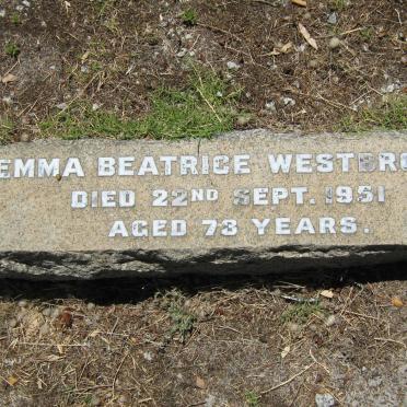 WESTBROOK Frederick George -1947 &amp; Emma Beatrice -1951