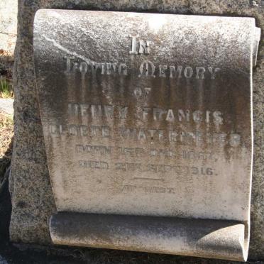 WATERMEYER Henry Francis Cloete 1867-1916