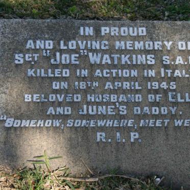 WATKINS Joe -1945