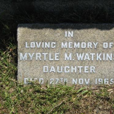 WATKINS Myrtle M. -1965
