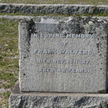 WALTERS Frank -1927