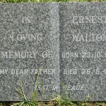 WALTON Ernest 1888-1969