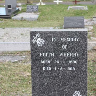 WHERRY Edith 1896-1968