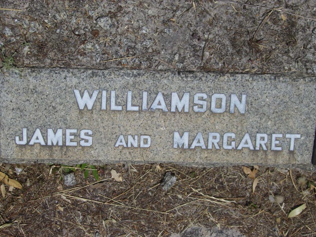 WILLIAMSON James &amp; Margaret