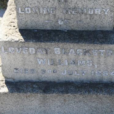 WILLIAMS Loveday Blackstone -1954