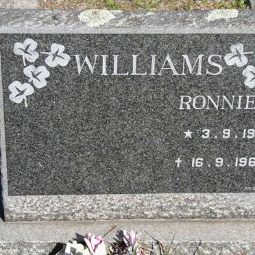 WILLIAMS Ronnie 1914-1969