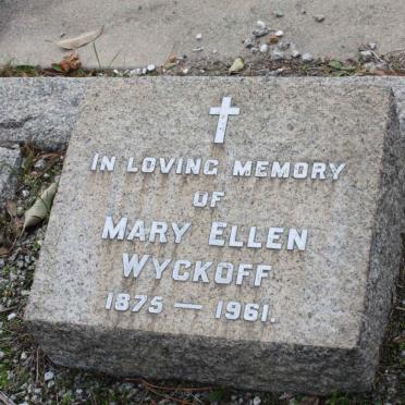 WYCKOFF Mary Ellen 1875-1961