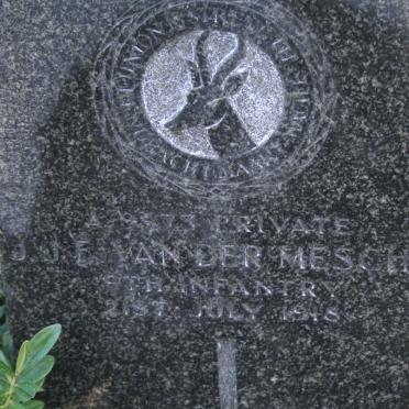 MESCHT J.J.F., van der -1918