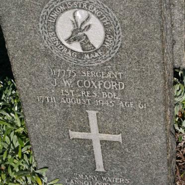 COXFORD J.W. -1945