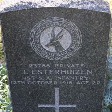 ESTERHUIZEN J. -1918