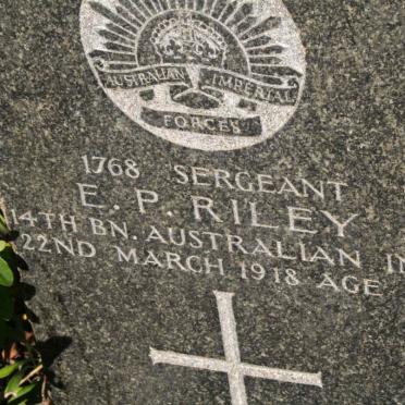 RILEY E.P. -1918