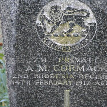 CORMACK A.M. -1917