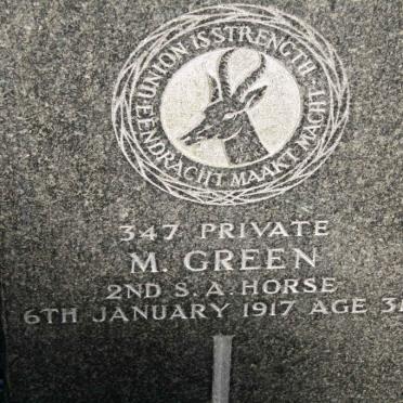 GREEN M. -1917