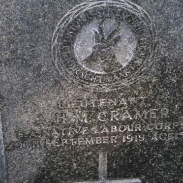 CRAMER A.H.M. -1919
