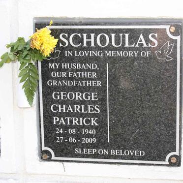 SCHOULAS George Charles Patrick 1940-2009