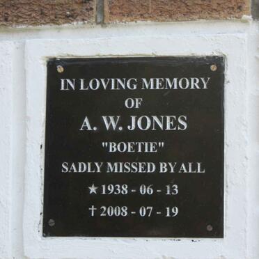 JONES A.W. 1938-2008