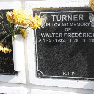 TURNER Walter Frederick 1932-2006