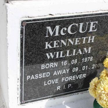 McCUE Kenneth William 1978-2006