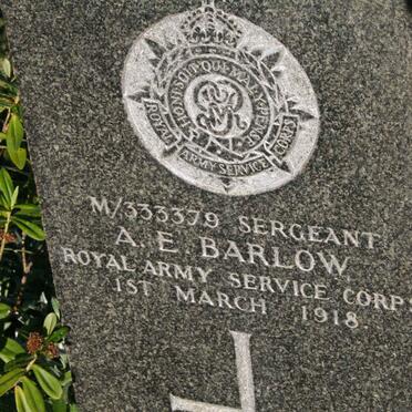 BARLOW A.E. -1918