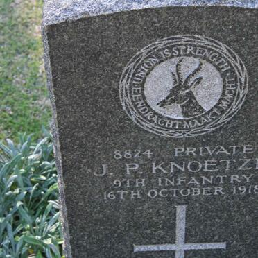 KNOETZE J.P. -1918