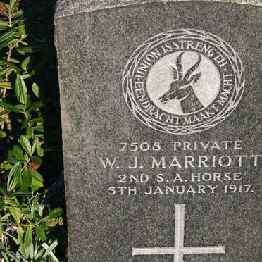 MARRIOTT W.J. -1917