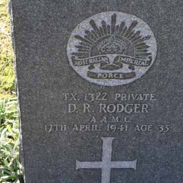 RODGER D.R. -1941