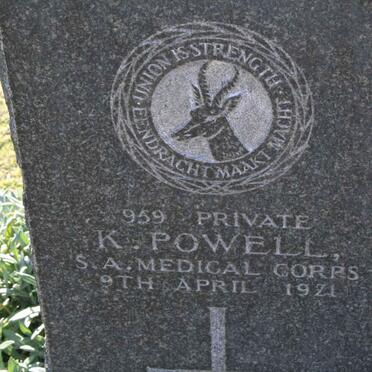 POWELL K. -1921