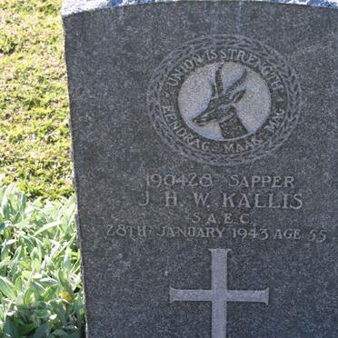 KALLIS J.H.W. -1943