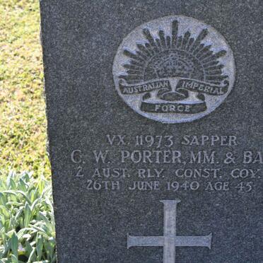 PORTER C.W. -1940