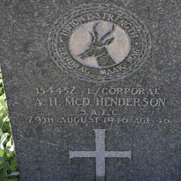 HENDERSON A.H. McD -1946