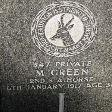 GREEN M. -1917