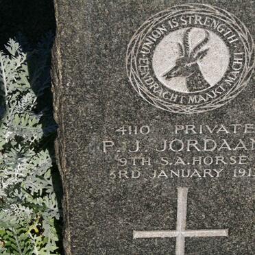 JORDAAN P.J. -1917
