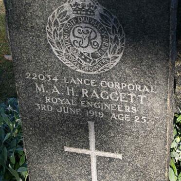 RAGGETT M.A.H. -1919
