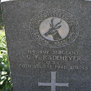 RADEMEYER G.F. -1946