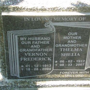? Vernon Frederick 1913-2004 &amp; Thelma Shelia 1917-2007